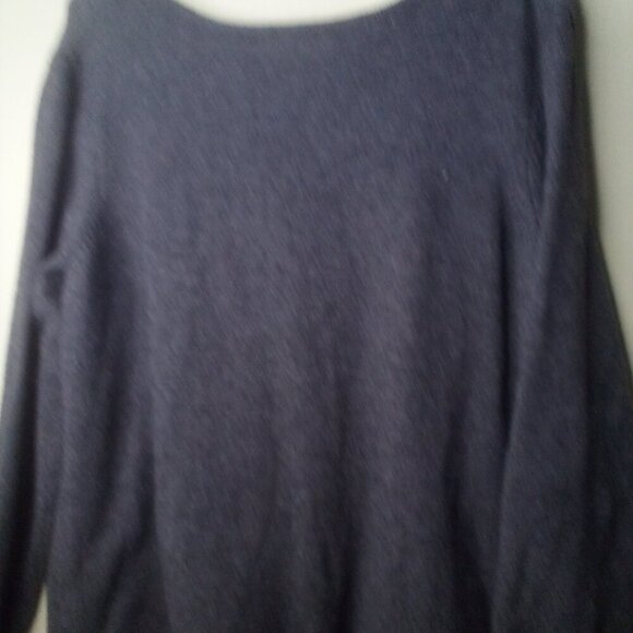 Lane Bryant Sweater Pullover 18 20 Women Long Sleeve V-Neck Gray - Picture 16 of 16